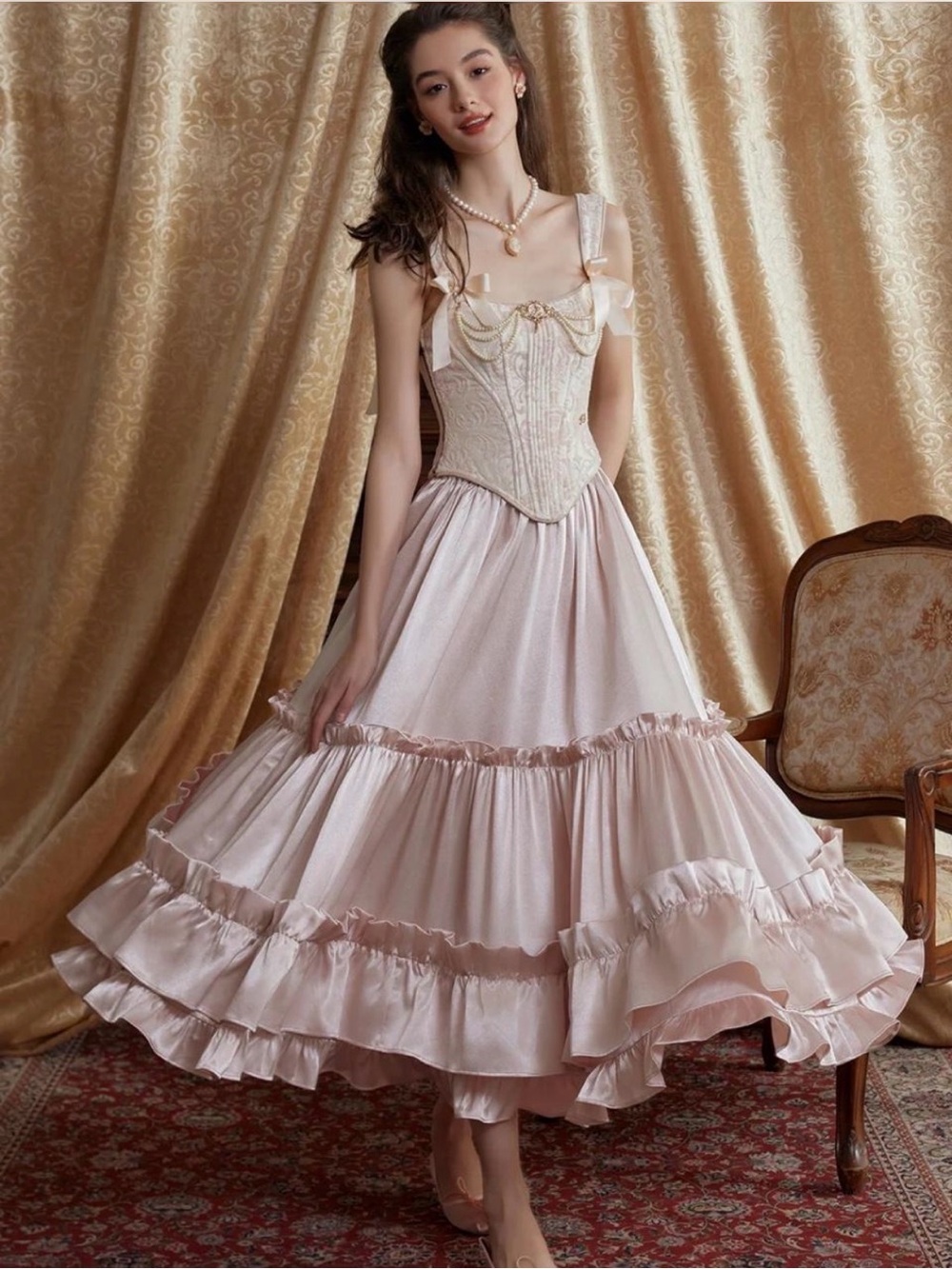 Lacemade Princess Cynthia Skirt & Princess Cynthia Corset SET - Picture 2 of 10